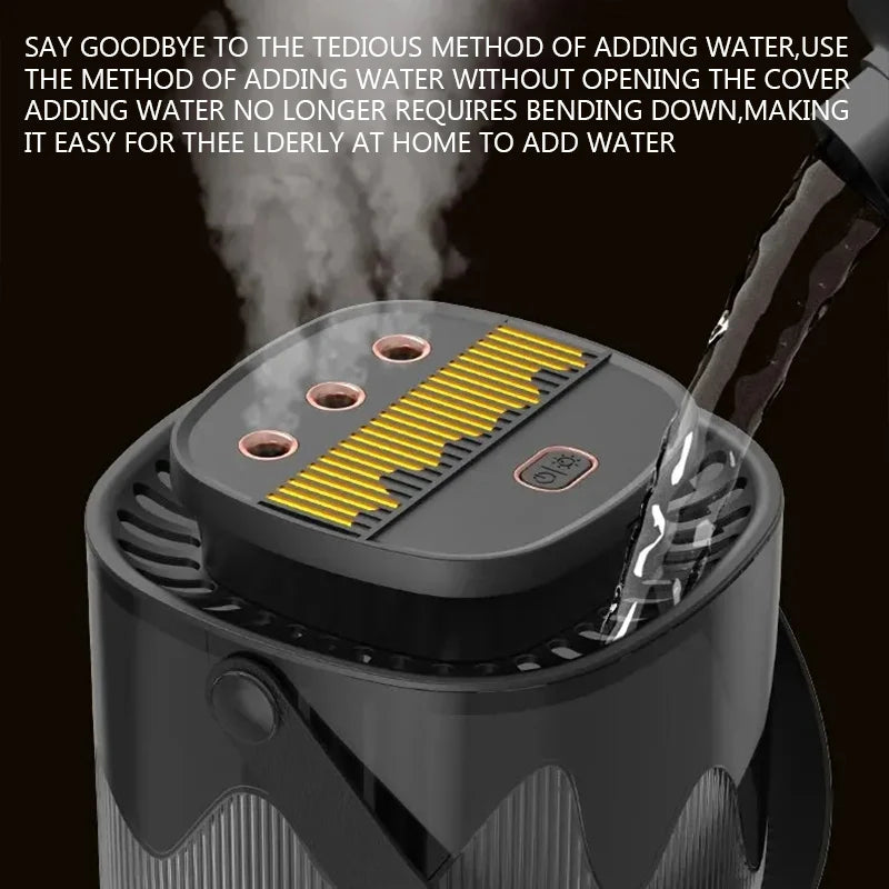 PREMIUM (LIMITED) 3L Large Capacity Air Humidifier USB Cool Mist Essential Oil Diffuser with Heavy Fog Aroma Maker for Home Office