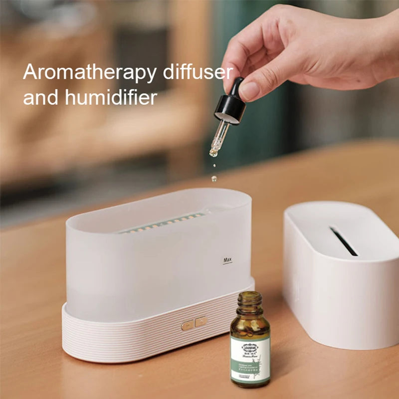 Ultrasonic Cool Mist & LED Flame Aroma Diffuser – difuserblom