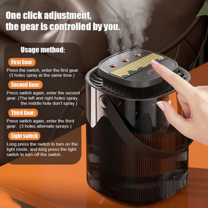 PREMIUM (LIMITED) 3L Large Capacity Air Humidifier USB Cool Mist Essential Oil Diffuser with Heavy Fog Aroma Maker for Home Office