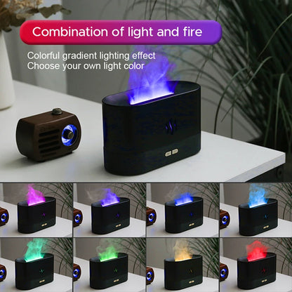 Ultrasonic Cool Mist & LED Flame Aroma Diffuser – difuserblom