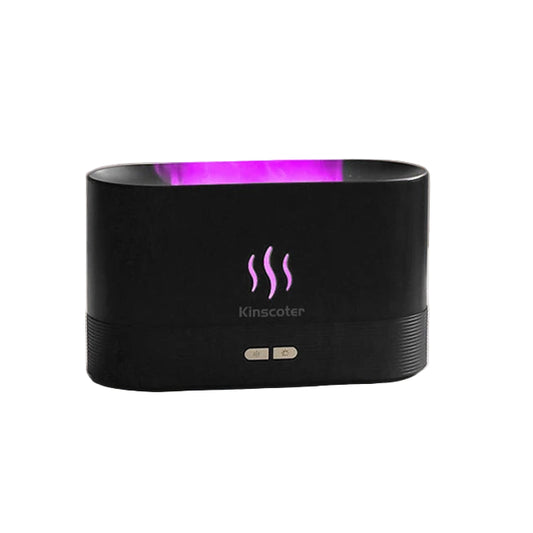 Ultrasonic Cool Mist & LED Flame Aroma Diffuser