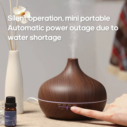 300ml Wood Grain Aromatherapy Diffuser