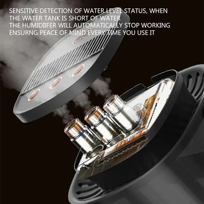 PREMIUM (LIMITED) 3L Large Capacity Air Humidifier USB Cool Mist Essential Oil Diffuser with Heavy Fog Aroma Maker for Home Office