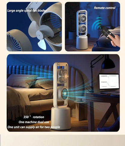 Turbo Exhaust Fans Powerful Multifunctional Living Room Small Silent Fan Remote Control Kitchen Wireless Household Power Tools