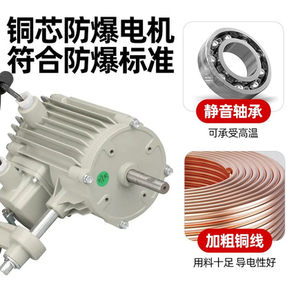 220V explosion-proof shaking head fan FB-500 wall-mounted 600 floor type 750 horn fan 380V fan