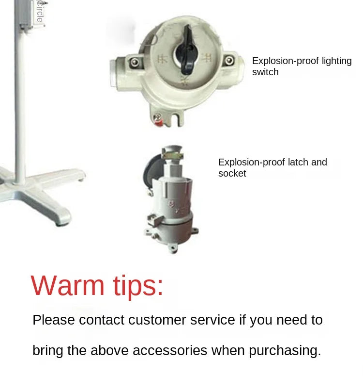 220V explosion-proof shaking head fan FB-500 wall-mounted 600 floor type 750 horn fan 380V fan